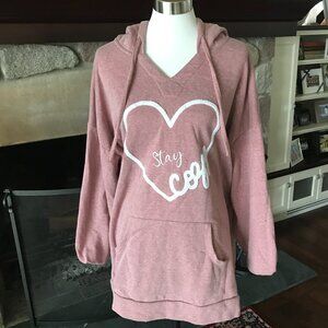 'Lane Bryant' Stay Cozy Light Pink Hoodie - Size 22/24